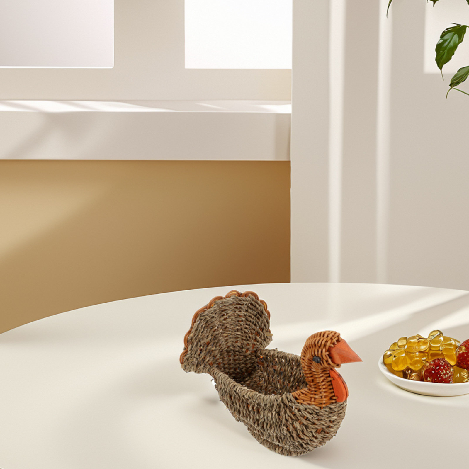 Dried Fruit - Keranjang Penyimpanan Anyaman Bentuk Turki Terbuat