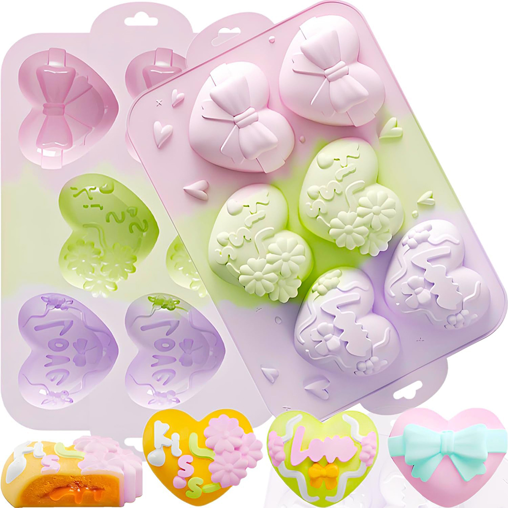 Gummy Candy - Cetakan Silikon Bentuk Hati untuk Cokelat
