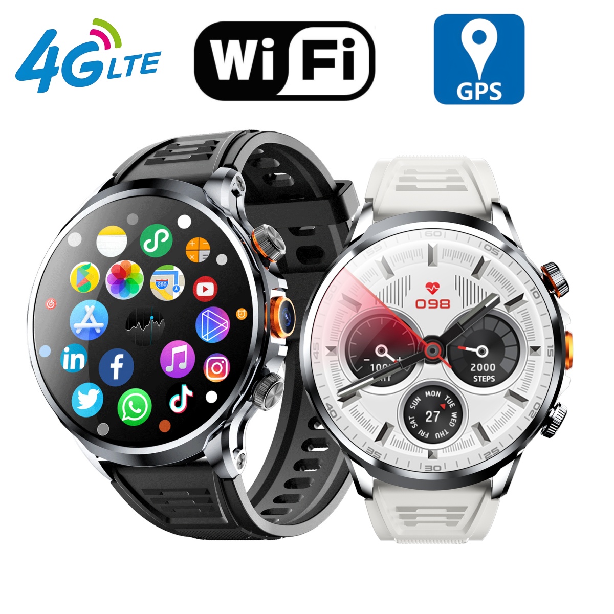 Seaweed Snack - 32+512GB H18 Jam Tangan Pintar Android