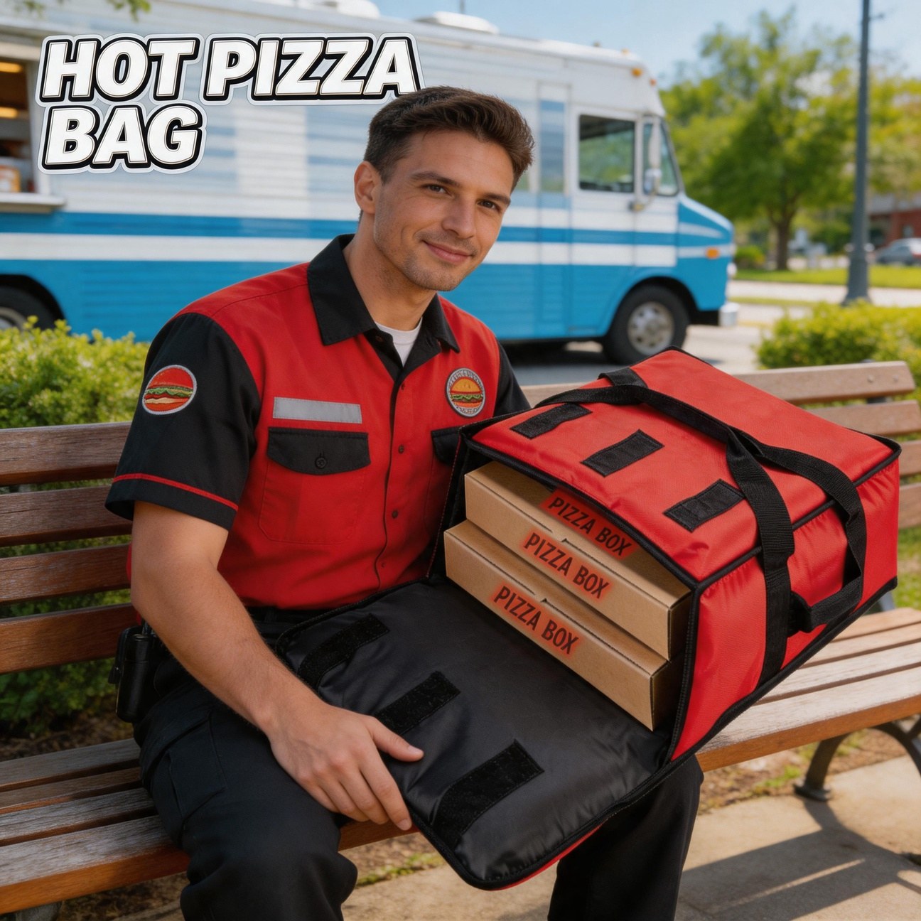 Tas Pengantar Pizza, Kapasitas - Food Snacks Delivery ulasan dan harga