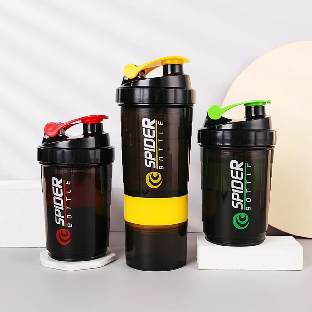 Botol pengocok Protein 3 tingk - Protein Bar ulasan dan harga