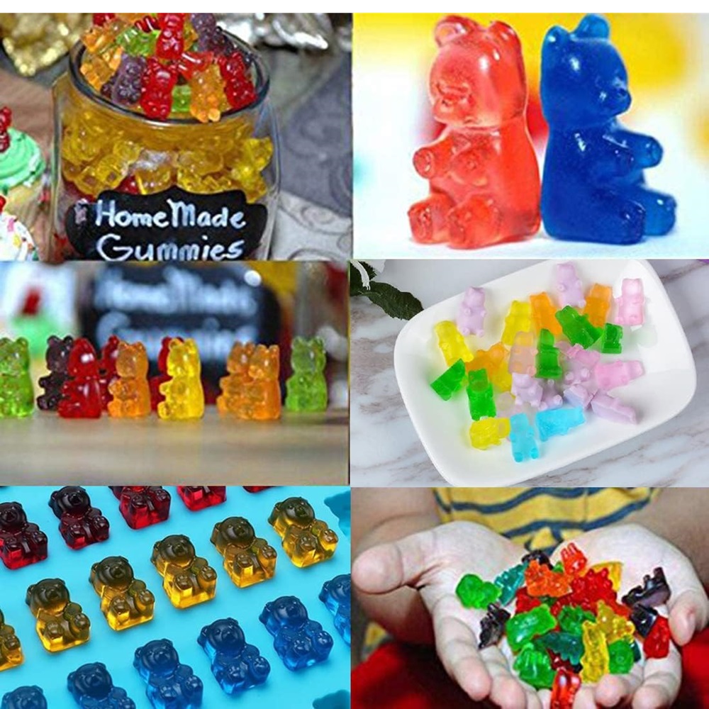 4 Buah Cetakan Permen Gummy Be - Gummy Candy ulasan dan harga